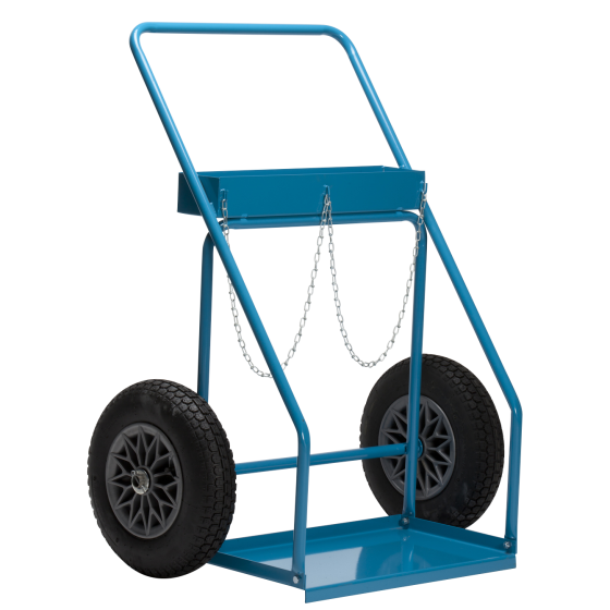 Large cylinder hand truck