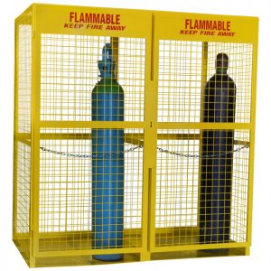 Gas cylinder cage