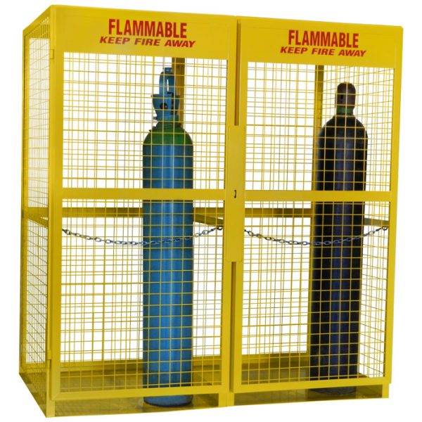 Gas cylinder cage