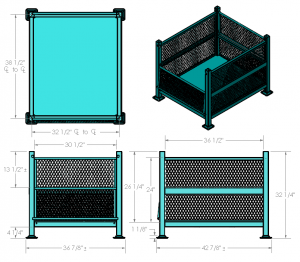stacking baskets