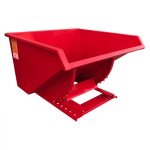 Self-dumping hopper