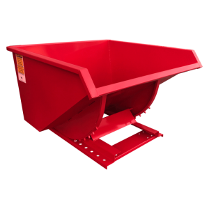Self-dumping hopper