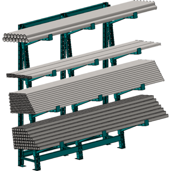 Barstock rack