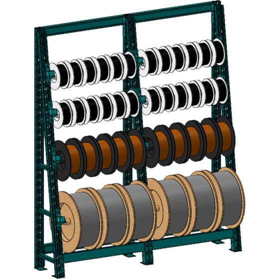 Reel racking