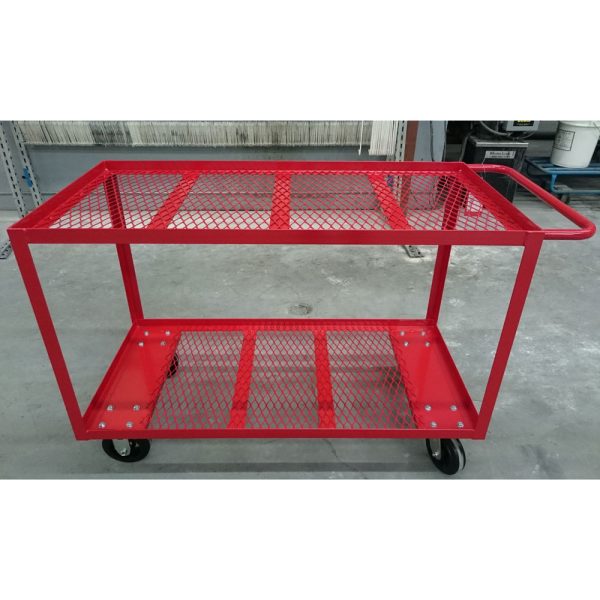 Mesh Shelf Service Cart