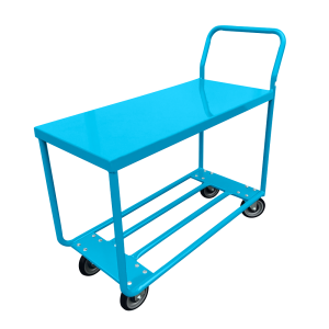 Tube frame stock cart with solid top