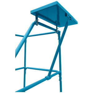 Ladder shelf tray