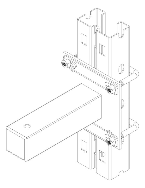 Custom Bracket for Rack Netting