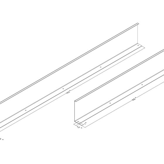 Drawing of two C Channels